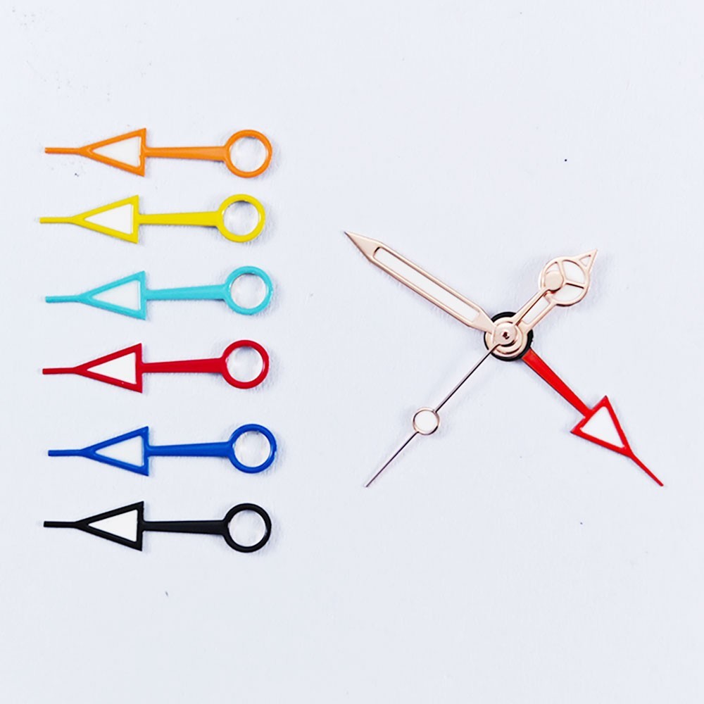 GMT Watch Hands For NH34 Movement Green Luminous for Seiko Watches Needles