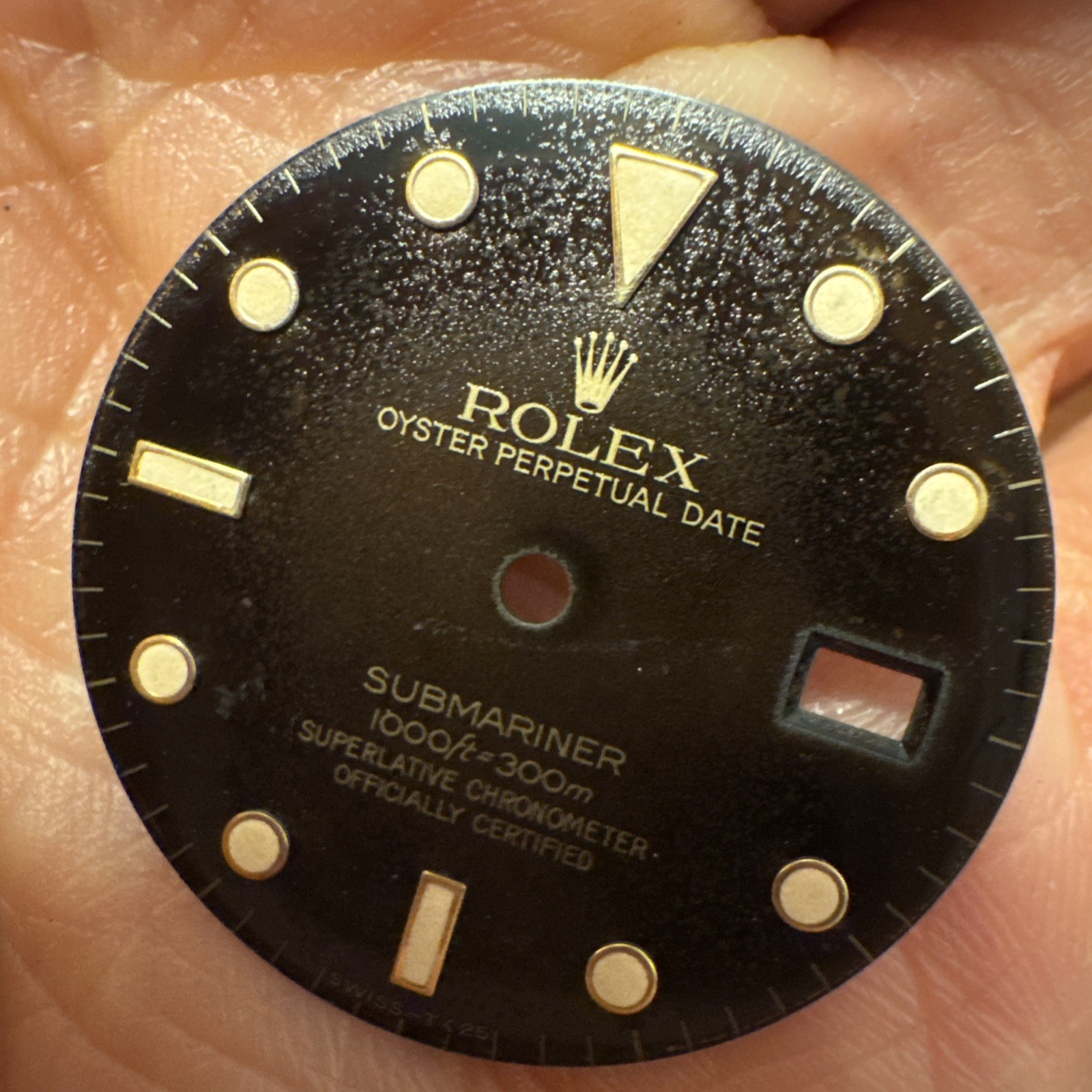Tropical Rare Rolex Oyster Submariner 16618 16613 dial excellent Patina (S2)