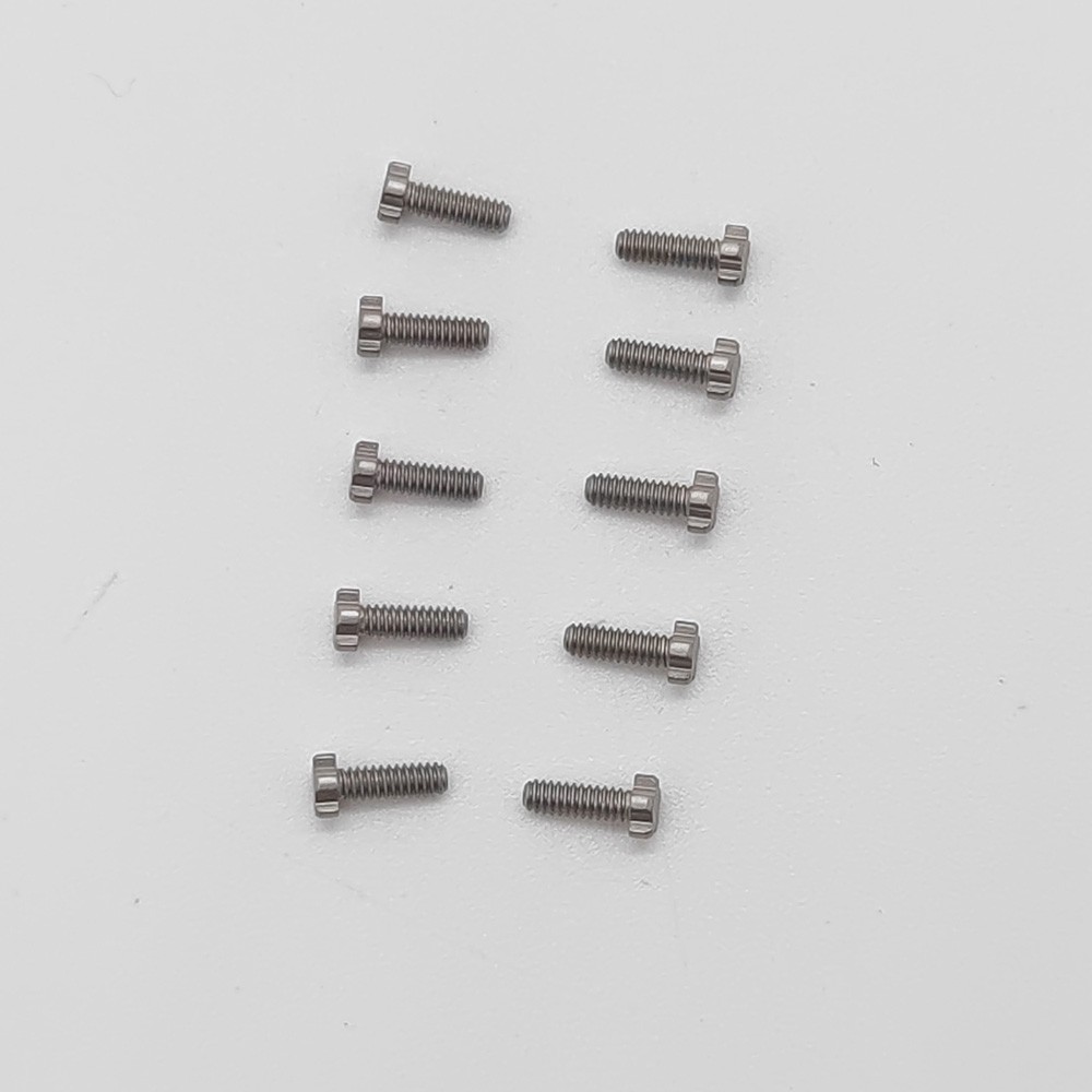10 Piece 5.16mm 2.38mm 1.34mm 5 Star Gray Screws For Richard Mille Watch Case