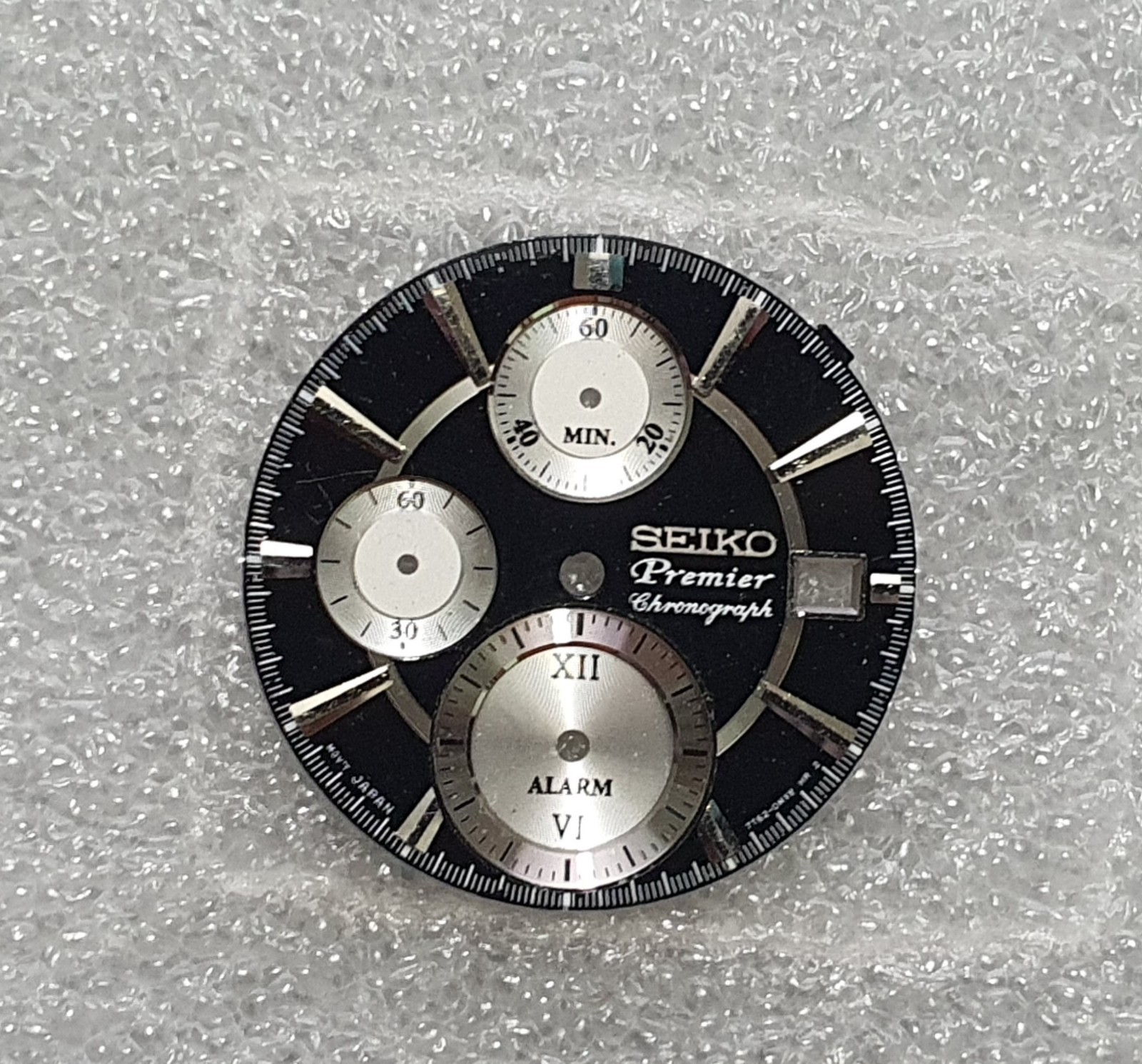 Seiko Premier Chronograph 7T62-0MX8 Watch Dial Part Genuine Seiko Dial Part