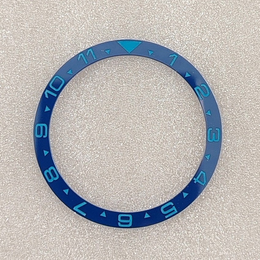SUB Watch Numbers Circle 38mm&31.5mm Flat Ceramic Bezel Insert Watch Ring Cover