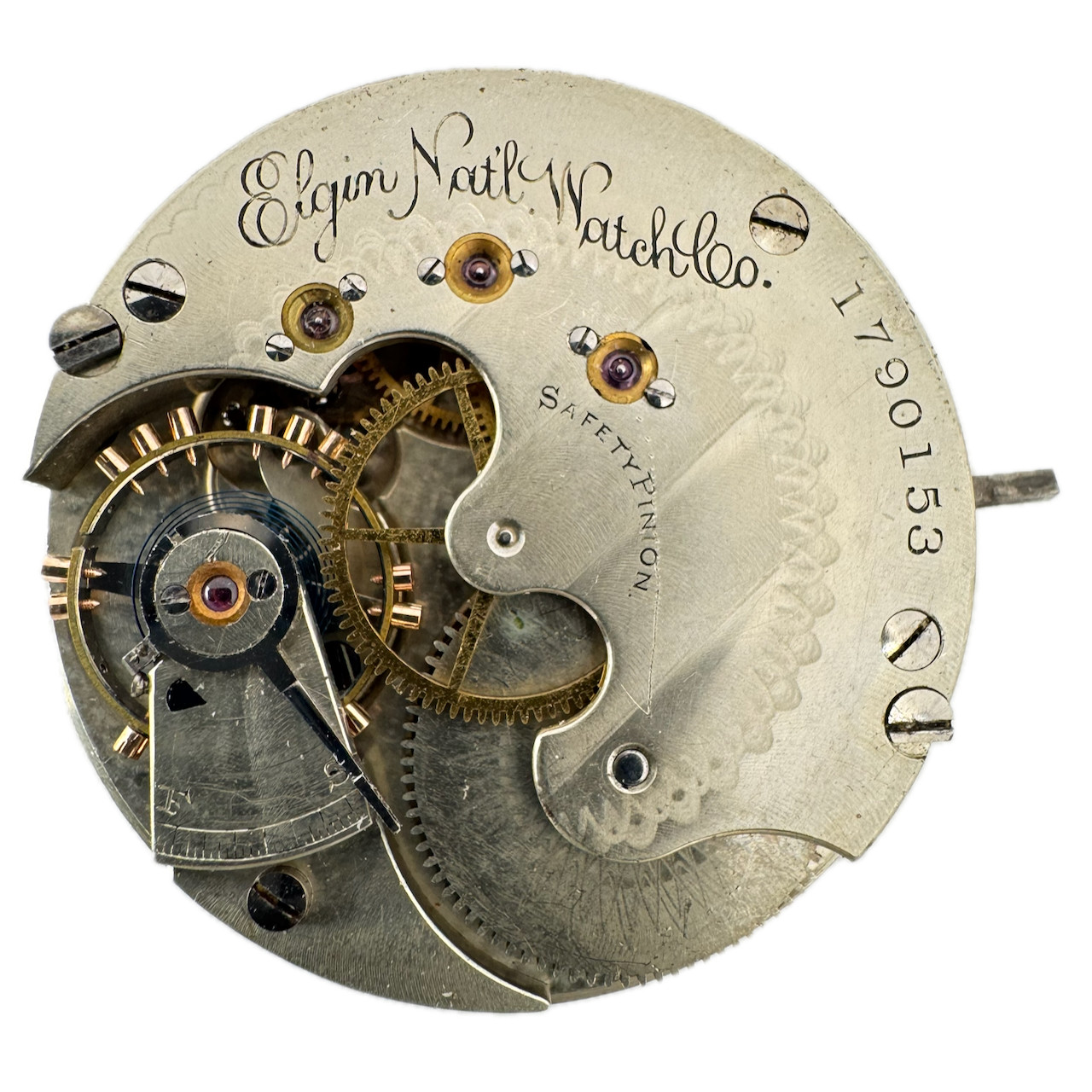 Antique 8s 1885 Elgin 1 Mechanical Hunter 15 Jewels Pocket Watch Movement 67 USA