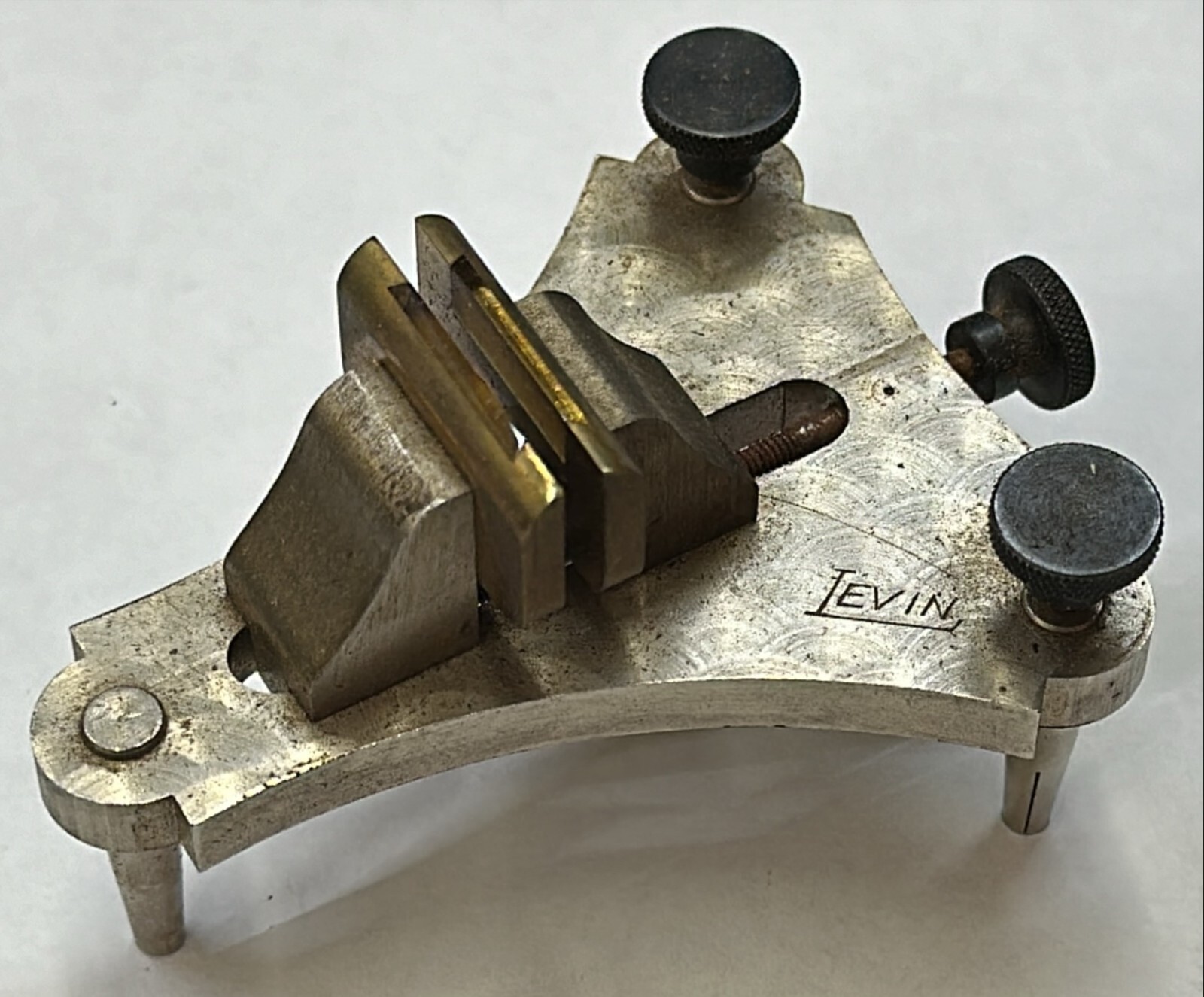 Levin Poising Tool No. 395 w/Agate Jaws w/Box out of a Watchmaker’s Estate!
