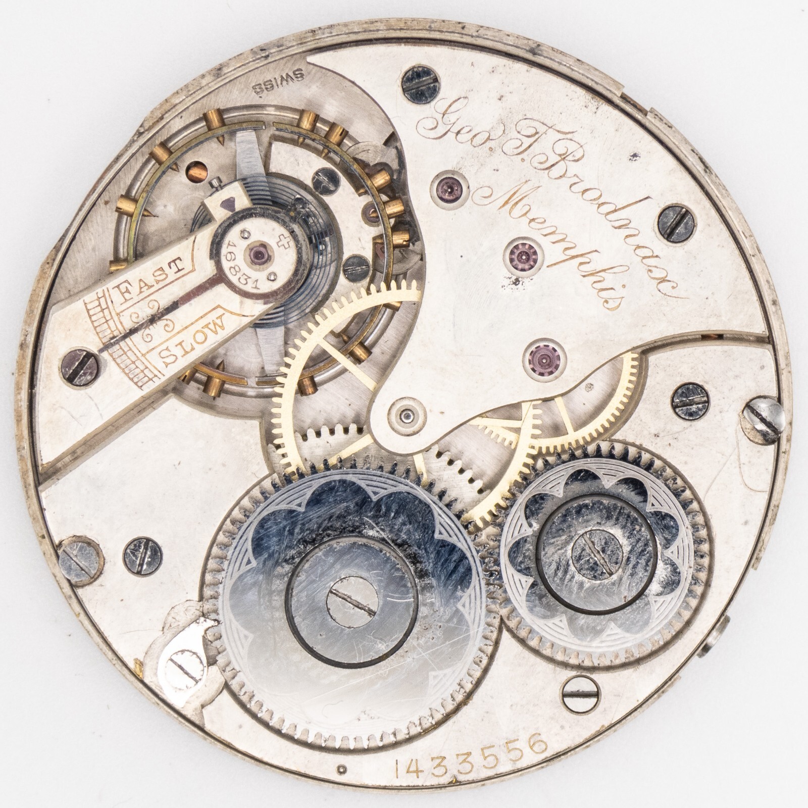 Longines 43.2 mm x 9.1 mm High Grade Swiss Antique Pocket Watch Movement