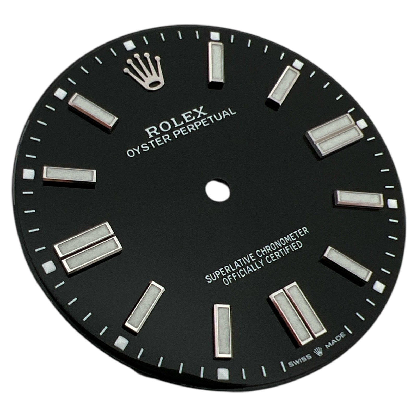 Genuine Rolex Oyster Perpetual 41mm Dial Black & Steel 124300