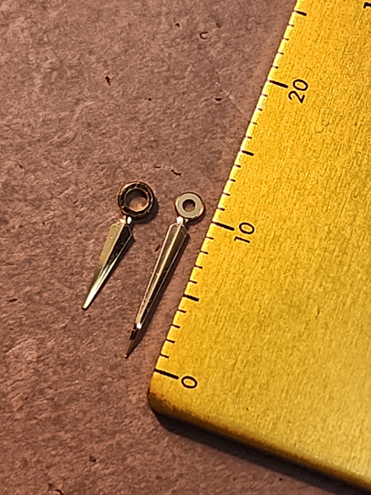 Set Of 1962 Factory NOS Bulova 10BZAC Gilt Pitched Lance Hands 82/140