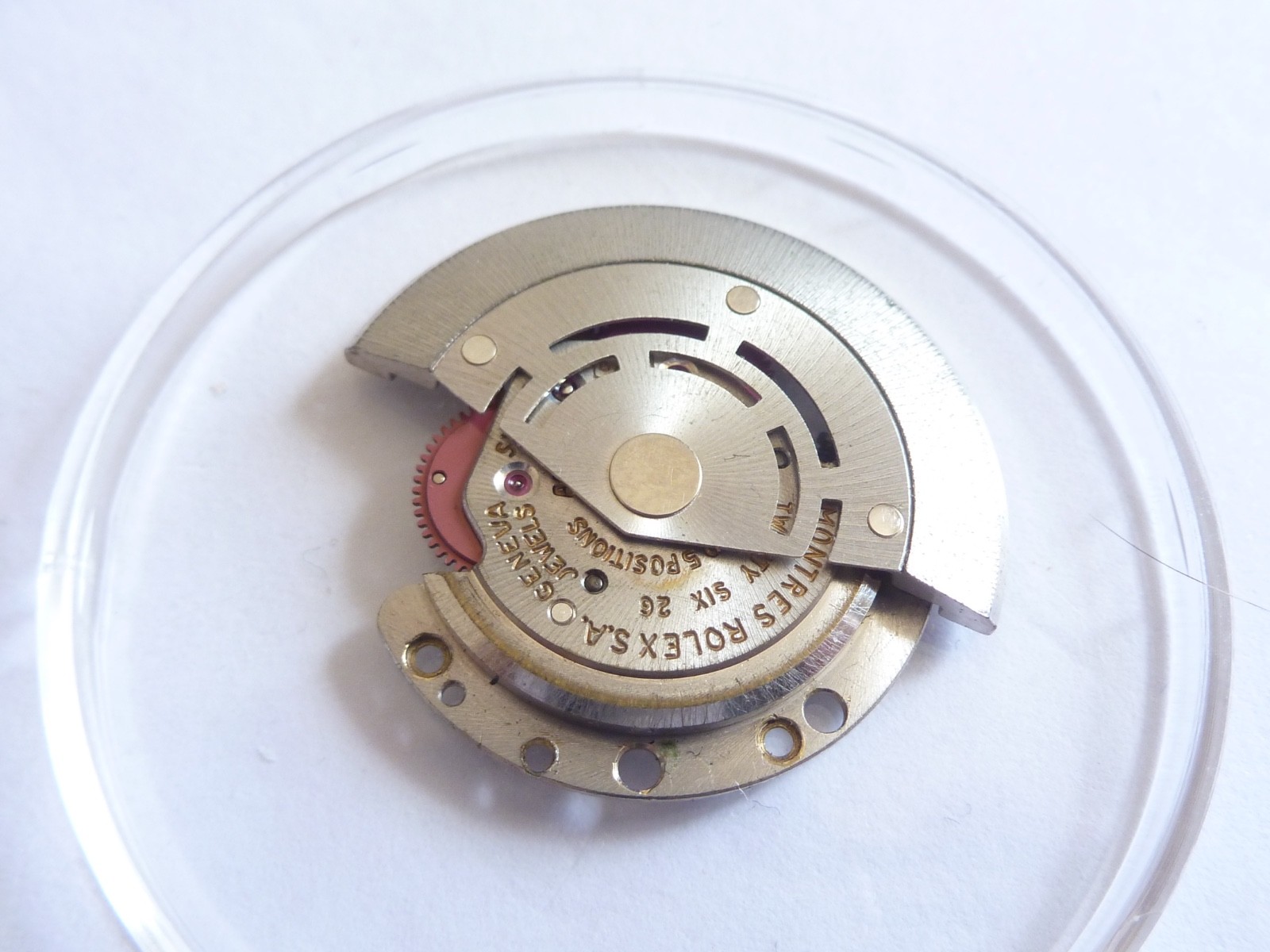 GENUINE Authentic Rolex Rotor + bridge 1570 perfect condition completely screw