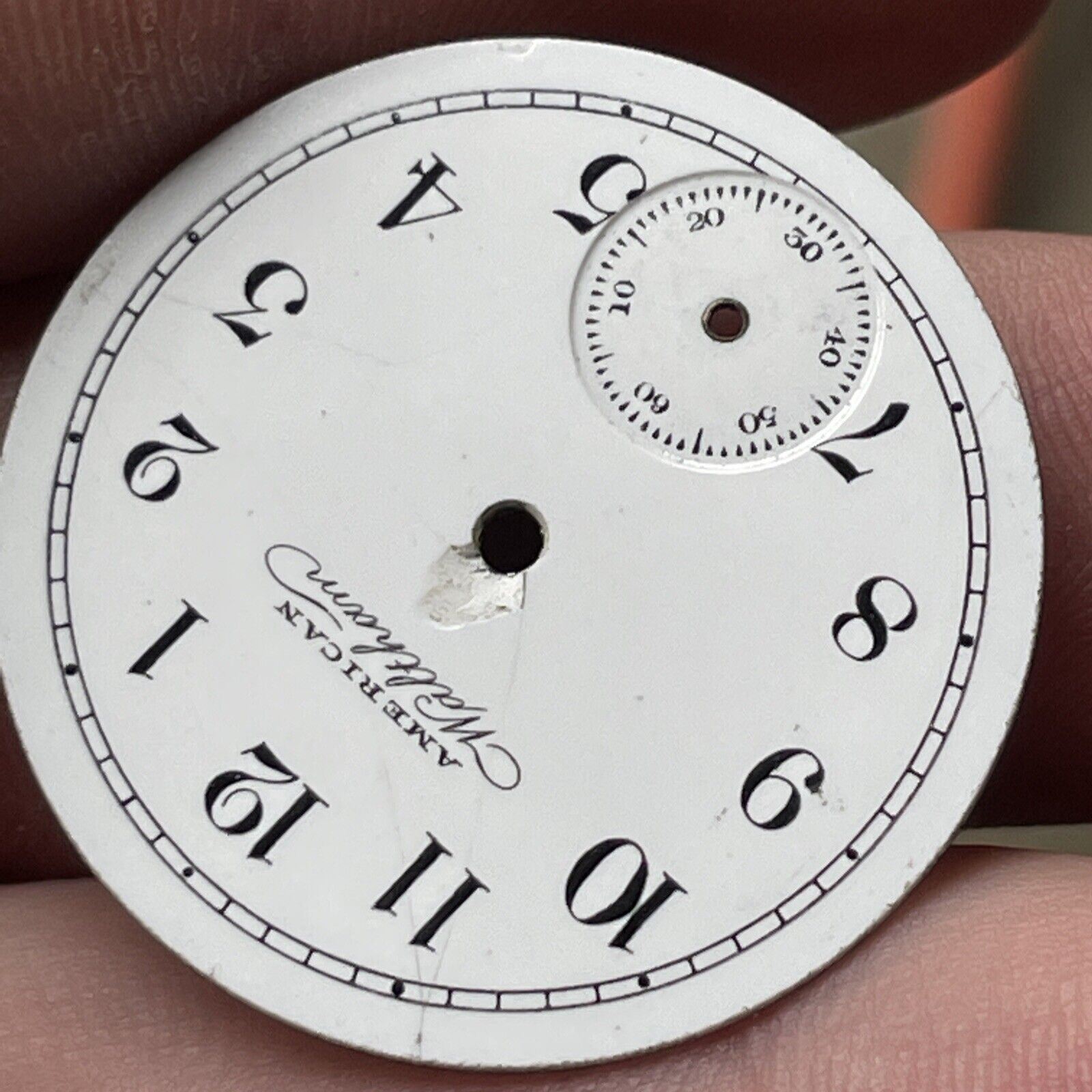 VTG Waltham Watch Co. American Watch Face