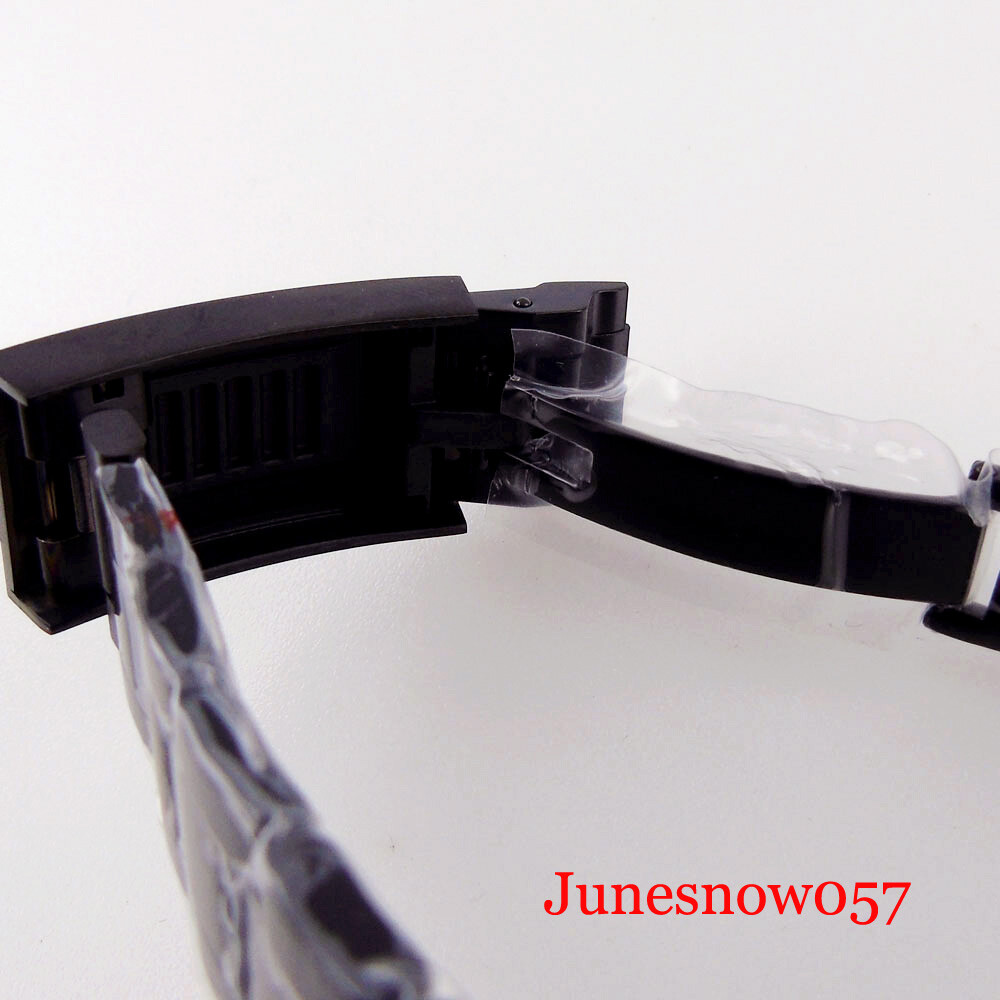 fit NH35A NH36A MIYOTA 8215 Black PVD Polished 39mm Watch Case Glide Lock