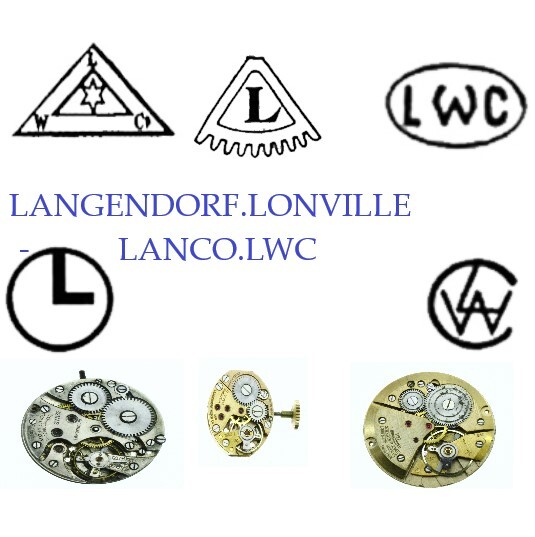 Langendorf Lanco LWC Vintage Swiss Watch Movement For Parts Repair Varieties
