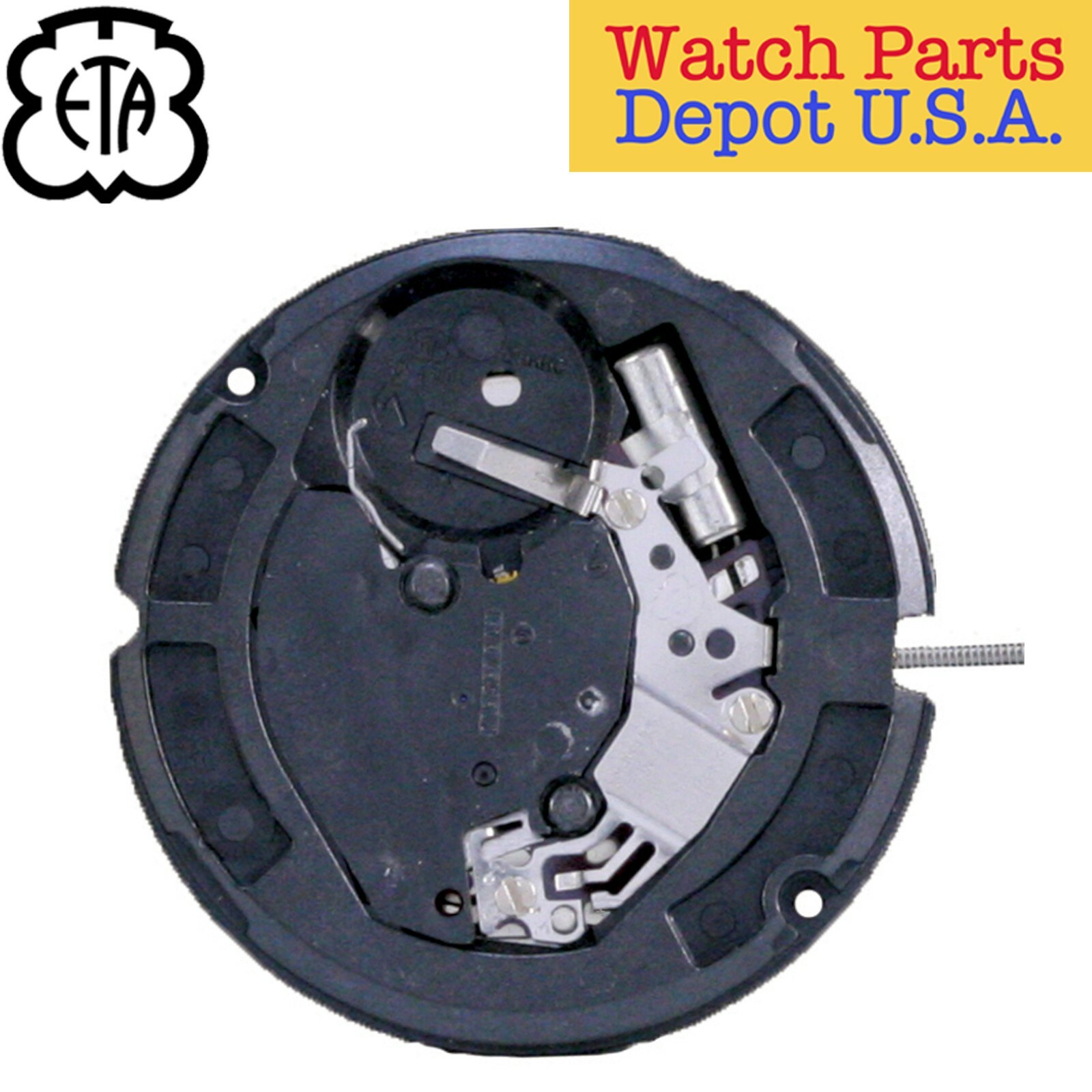 Genuine ETA 804.124 Swiss Parts Quartz Movement, 3 Hands, Day/Date at 3 NEW
