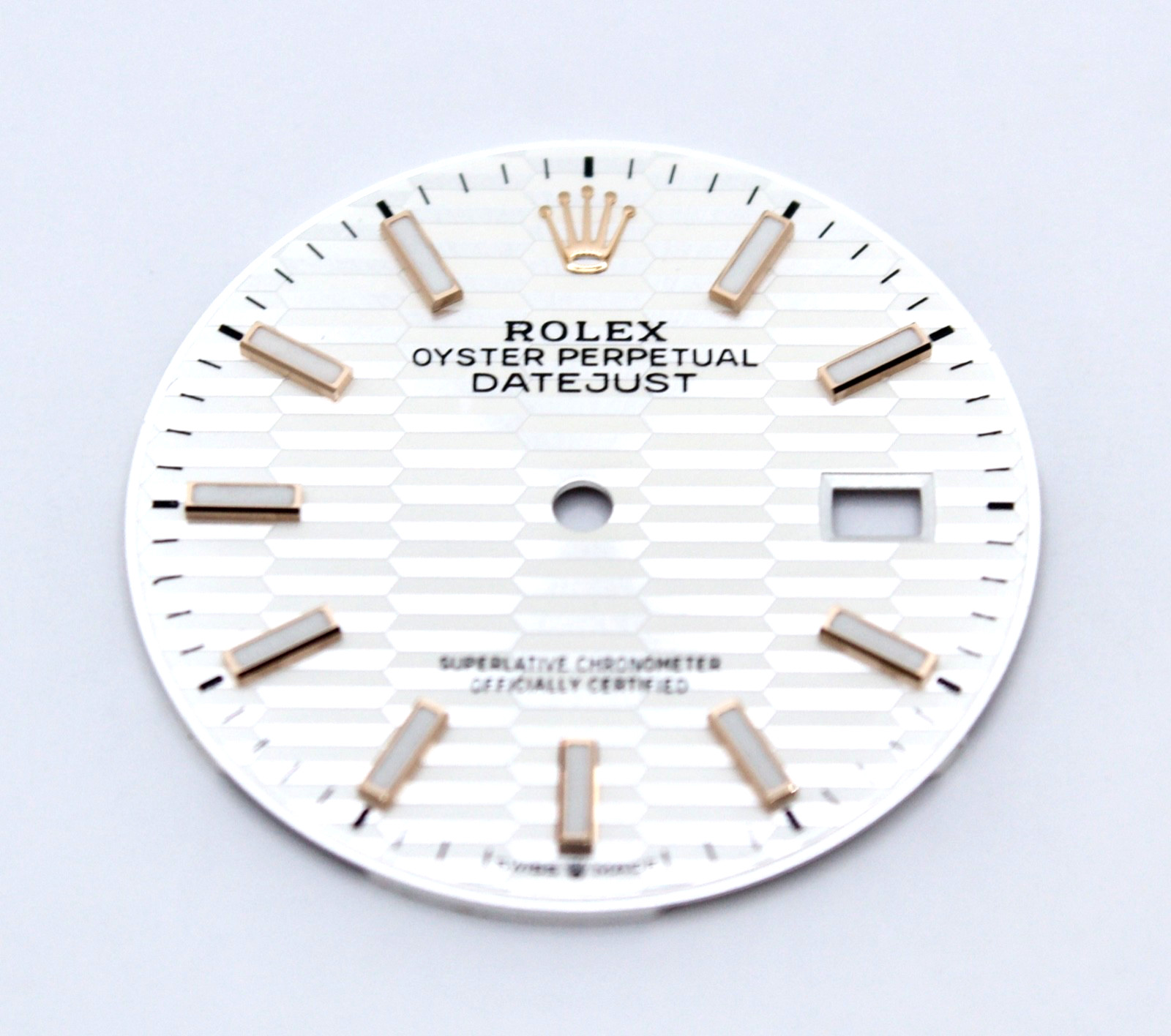 ORIGINAL Rolex Dial 36mm Datejust Silver Two Tone RG 126231/126281/126201