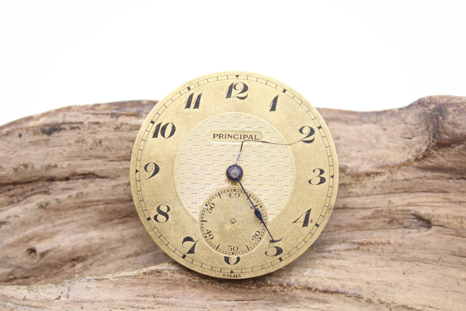 ENNEFTE PRINCIPAL POCKET WATCH MOVEMENT SWISS 37.2mm 7j FOR REPAIR (KM2)