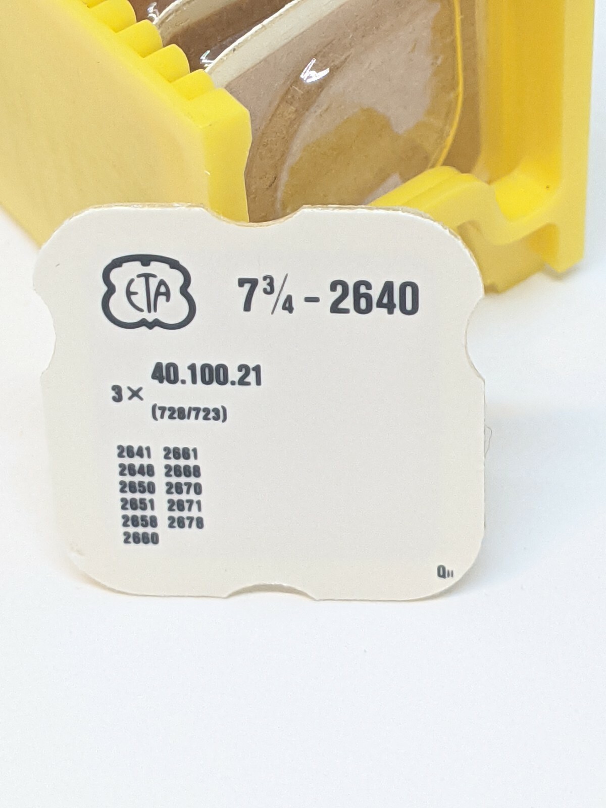 Eta 7 3/4”’ Caliber 2640 Balance staffs Swiss made x 12 pieces + Free post