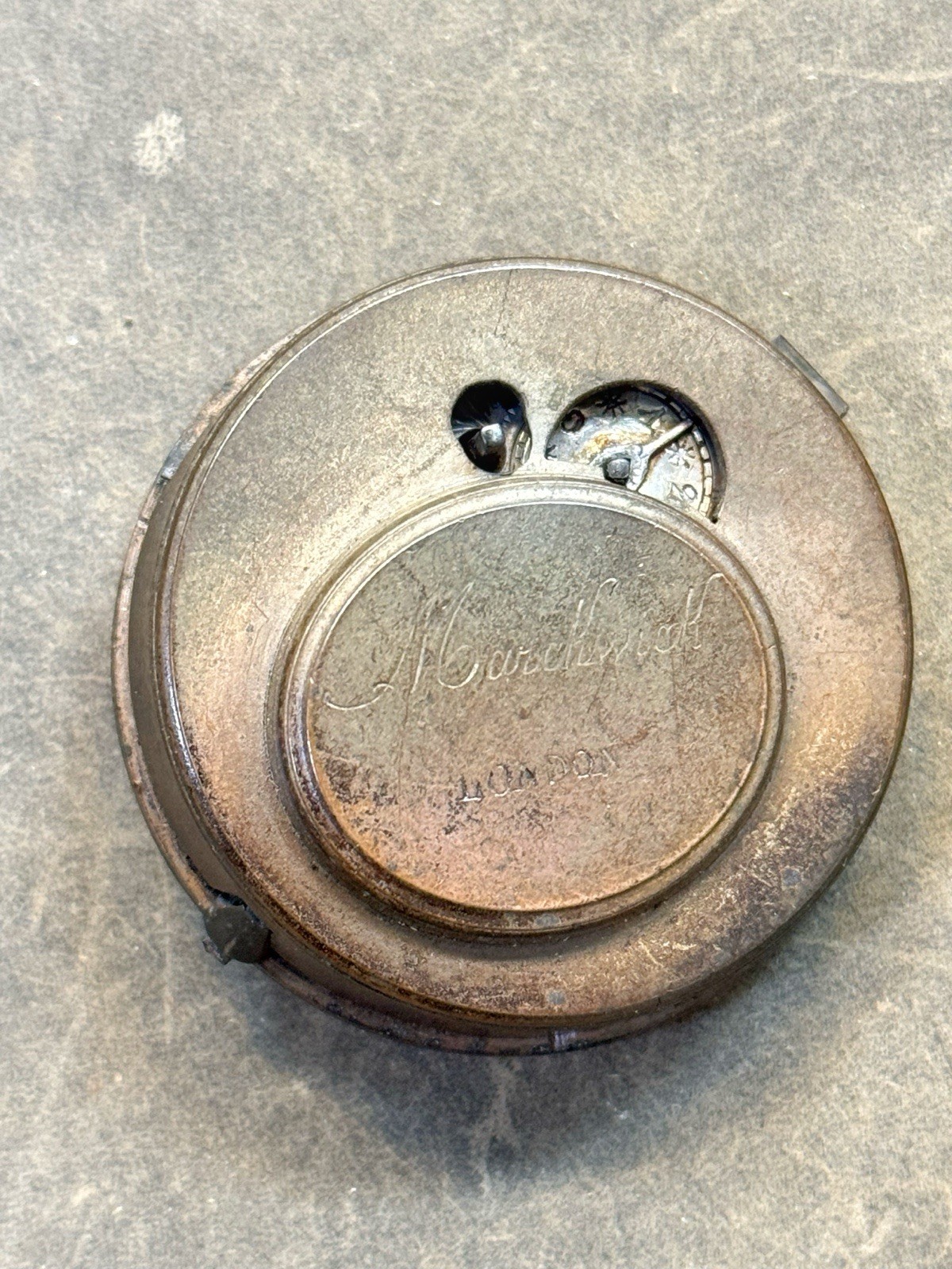 Antique Markwick London Verge Fusee Pocket Watch Movement & Dial Repair