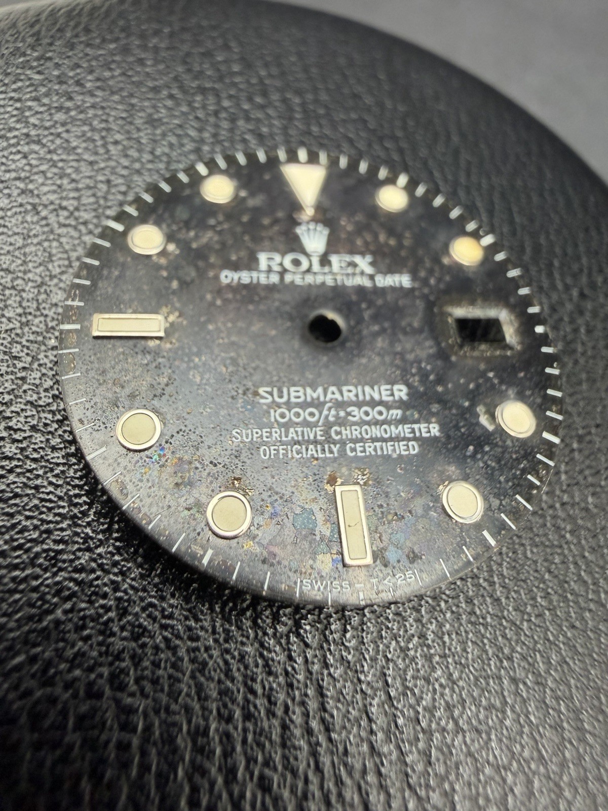 Genuine Rolex Submariner 40mm Black Tritium Dial 16800 168000 16610
