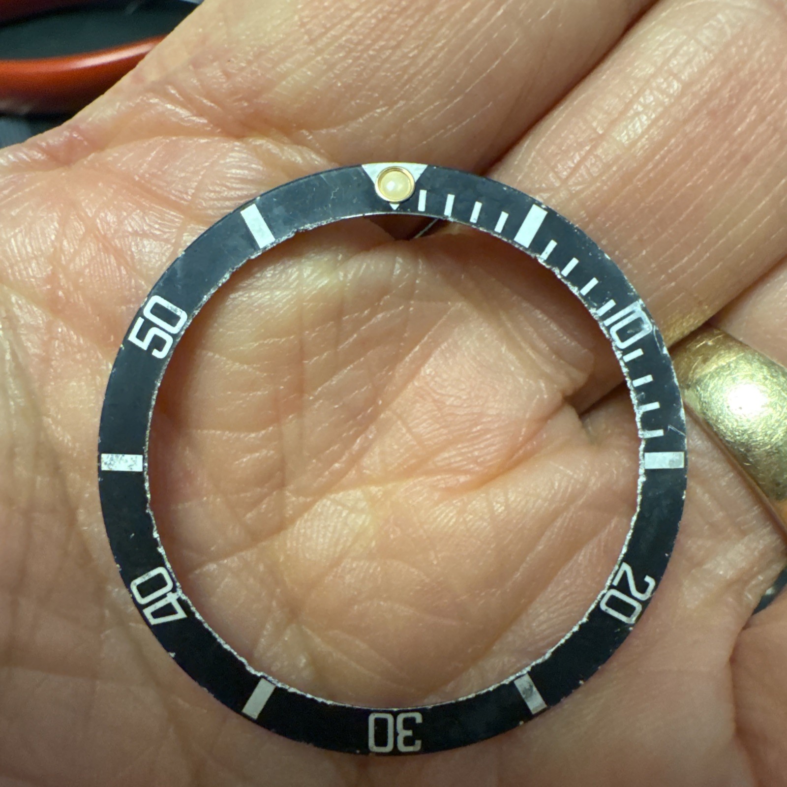 Original Rolex Oyster Submariner Black 16800 16610 16600 16660 bezel Insert (70)