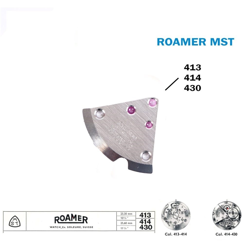 ROAMER MST Spare Part For Swiss Movement 413 or 414 or 430.