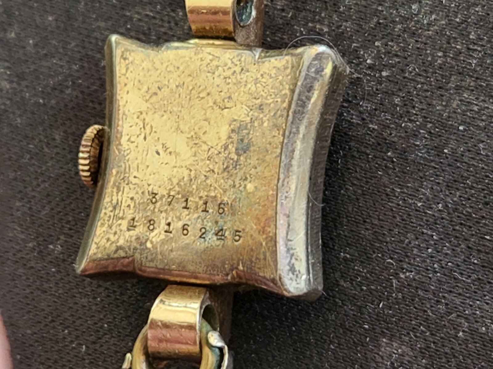 CERTINA 12-10 Swiss wrist watch 17 Jewels Speidel Band Rare Vintage Not Working