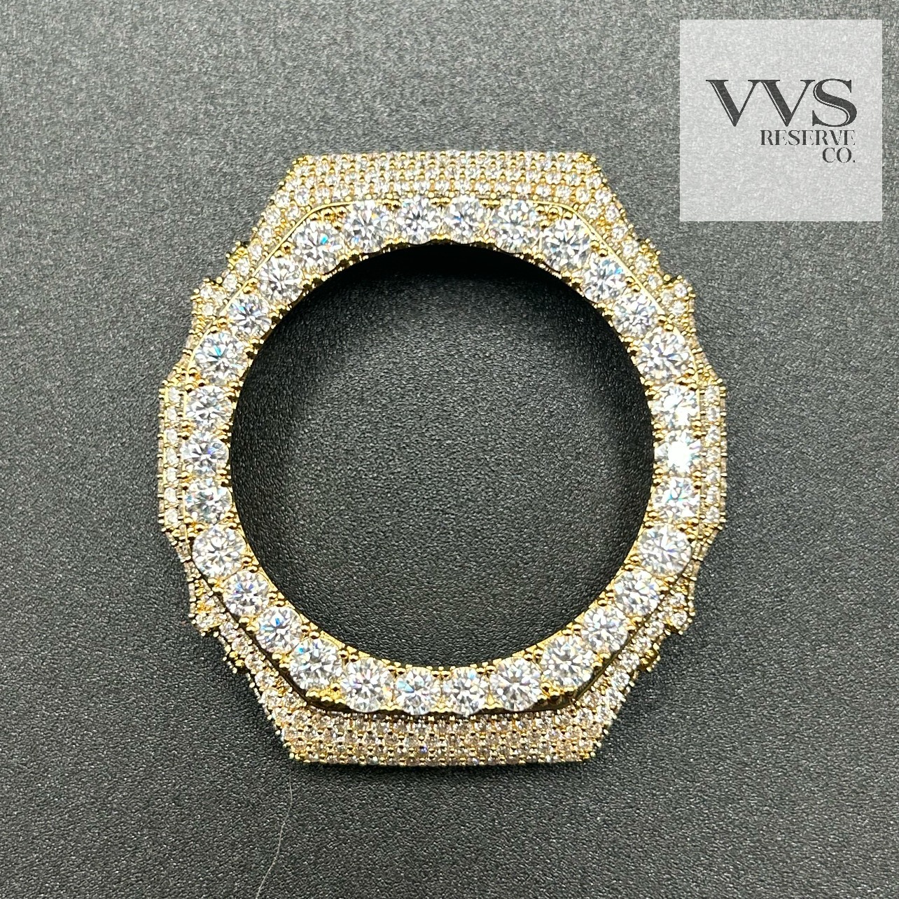 VVS1 MOISSANITE Real Iced BEZEL Kit For GA2100 Watch – BEZEL ONLY