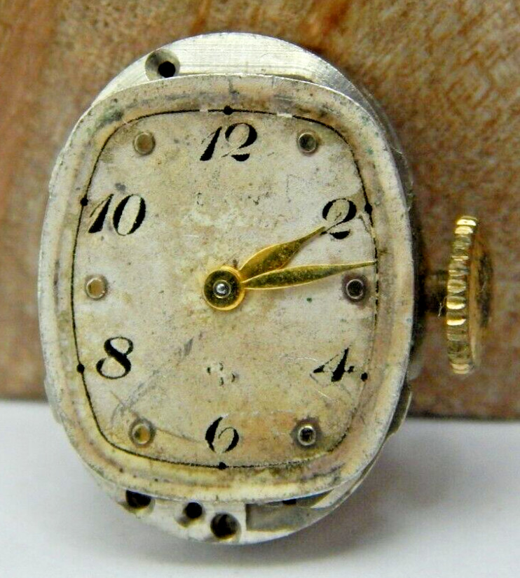 Vintage 1948 Elgin 617 17 jewel 4 Adjustment 21/0s ladies wrist watch movement