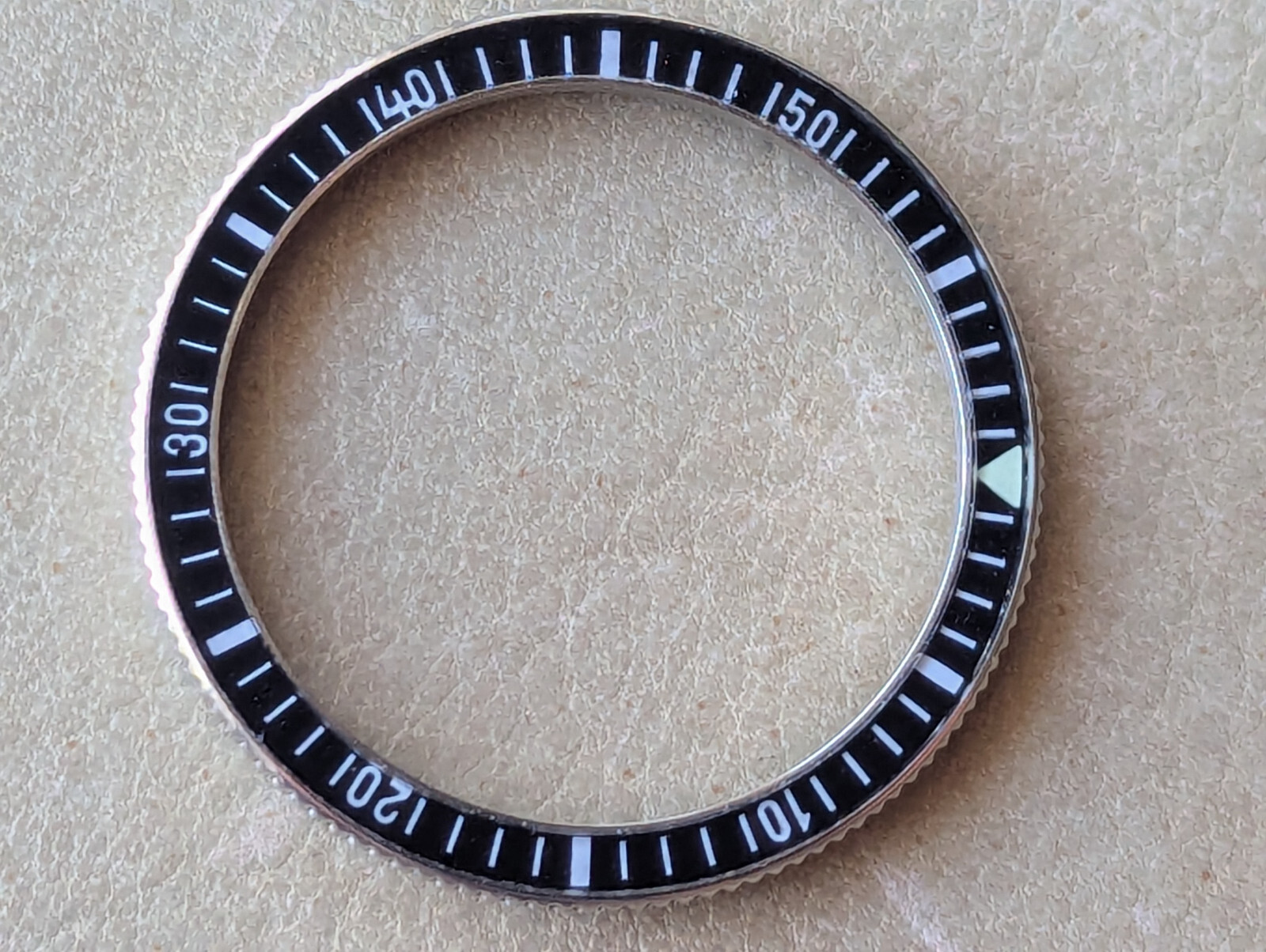 NOS Vintage 1960’s Yema Superman SS Bezel/Black Acrylic Insert/Tension Spring