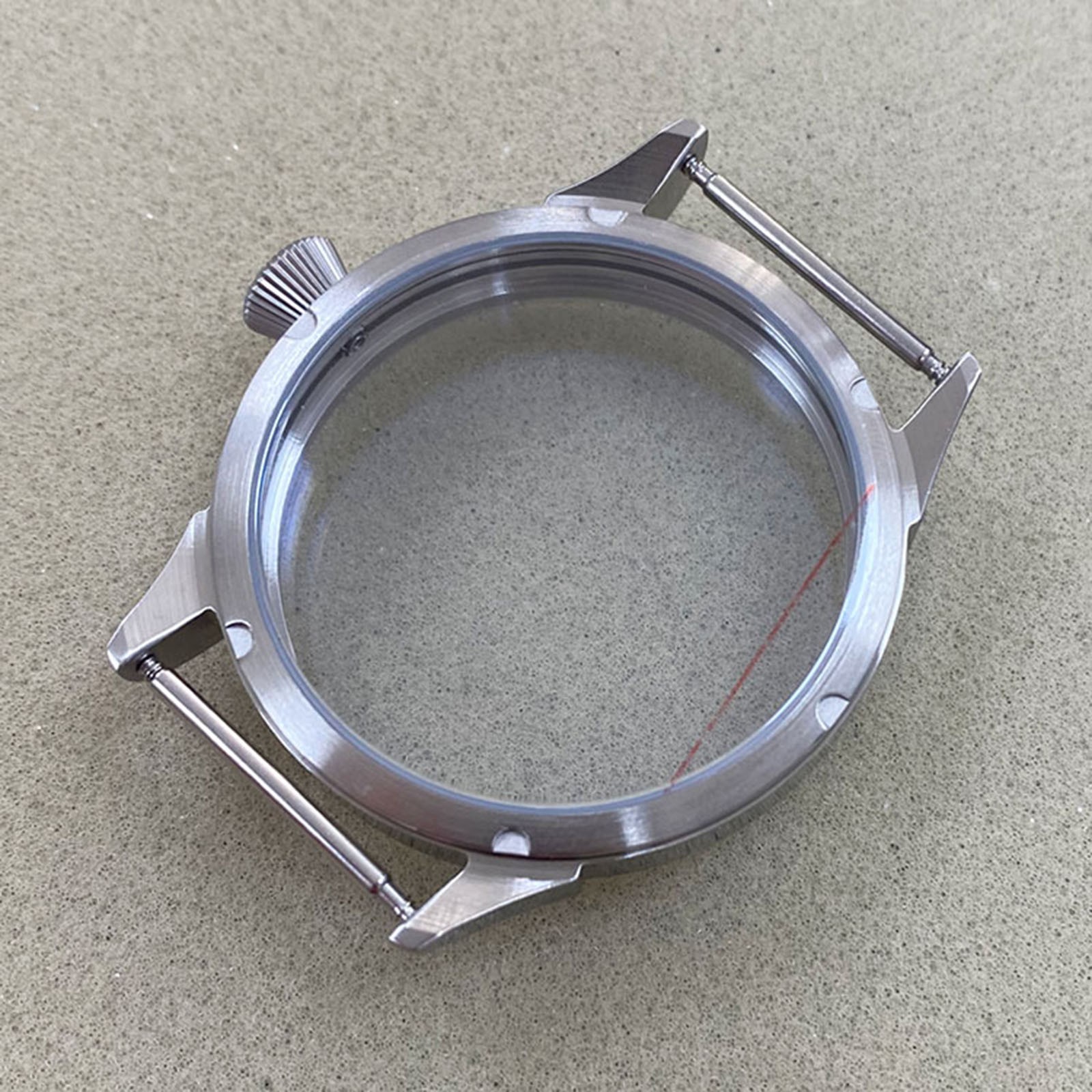 42MM Stainless Steel Watch Case for ETA 6497 6498 ST3600 Hand Winding Movement @