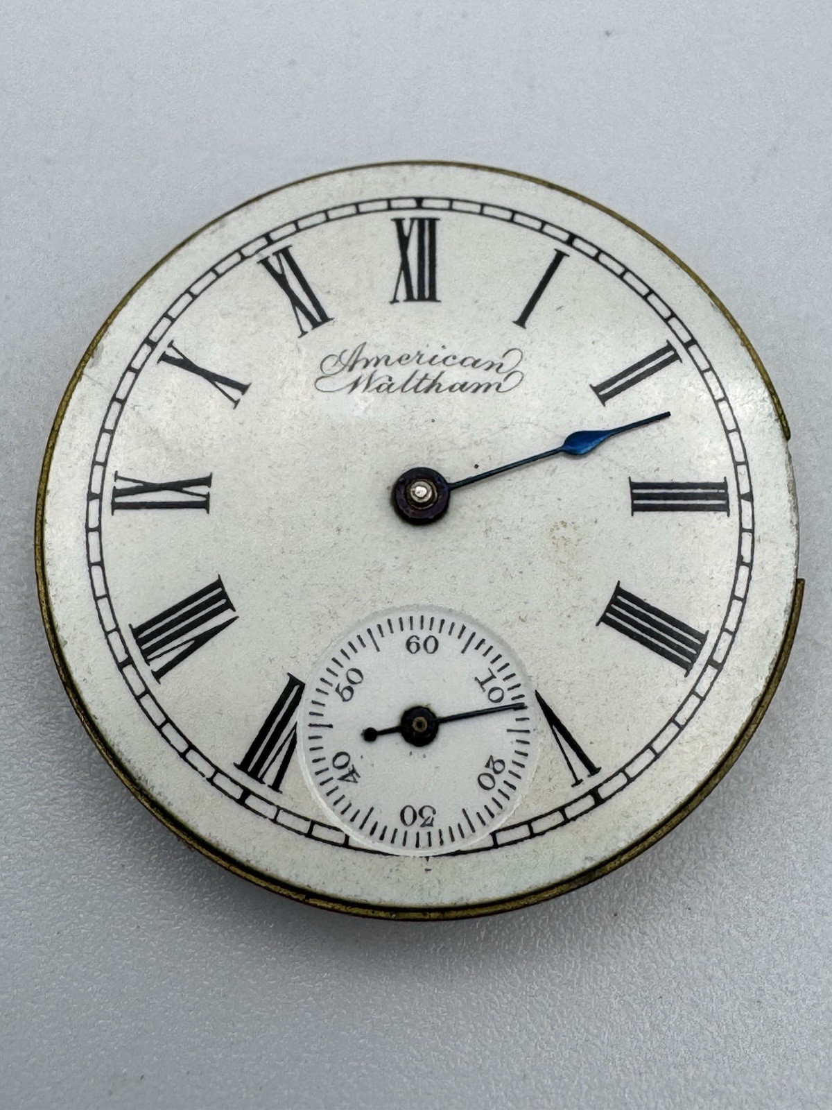 Vintage Waltham 0s 7J Model 1891 Pocket Watch Movement For Parts Or Repair