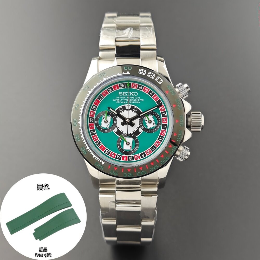 29.5Mm Poker Card Panda Watch Dial No Luminous for Vk63 Movement Watch Parts