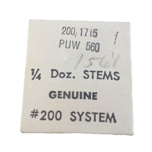 PUW 560 561 562 563 564 Winding Stem tap 10 watch part #200/1715f *SEE FIT LIST