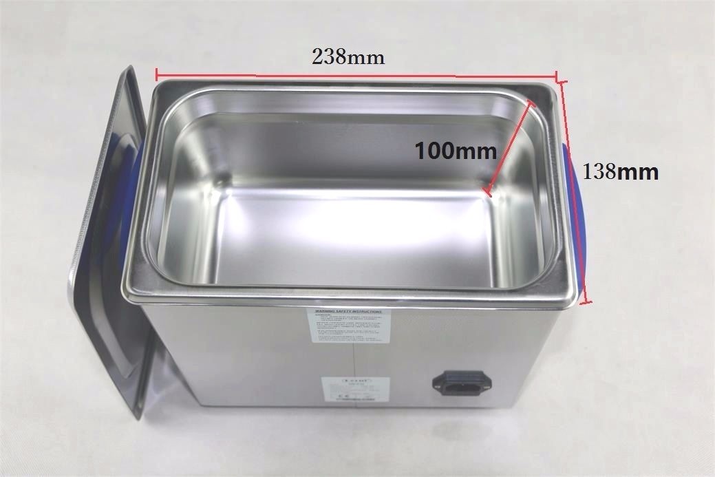 3L Denture Jewelry Lab Ultrasonic Cleaner Degas Sweep Eliminate bacteria