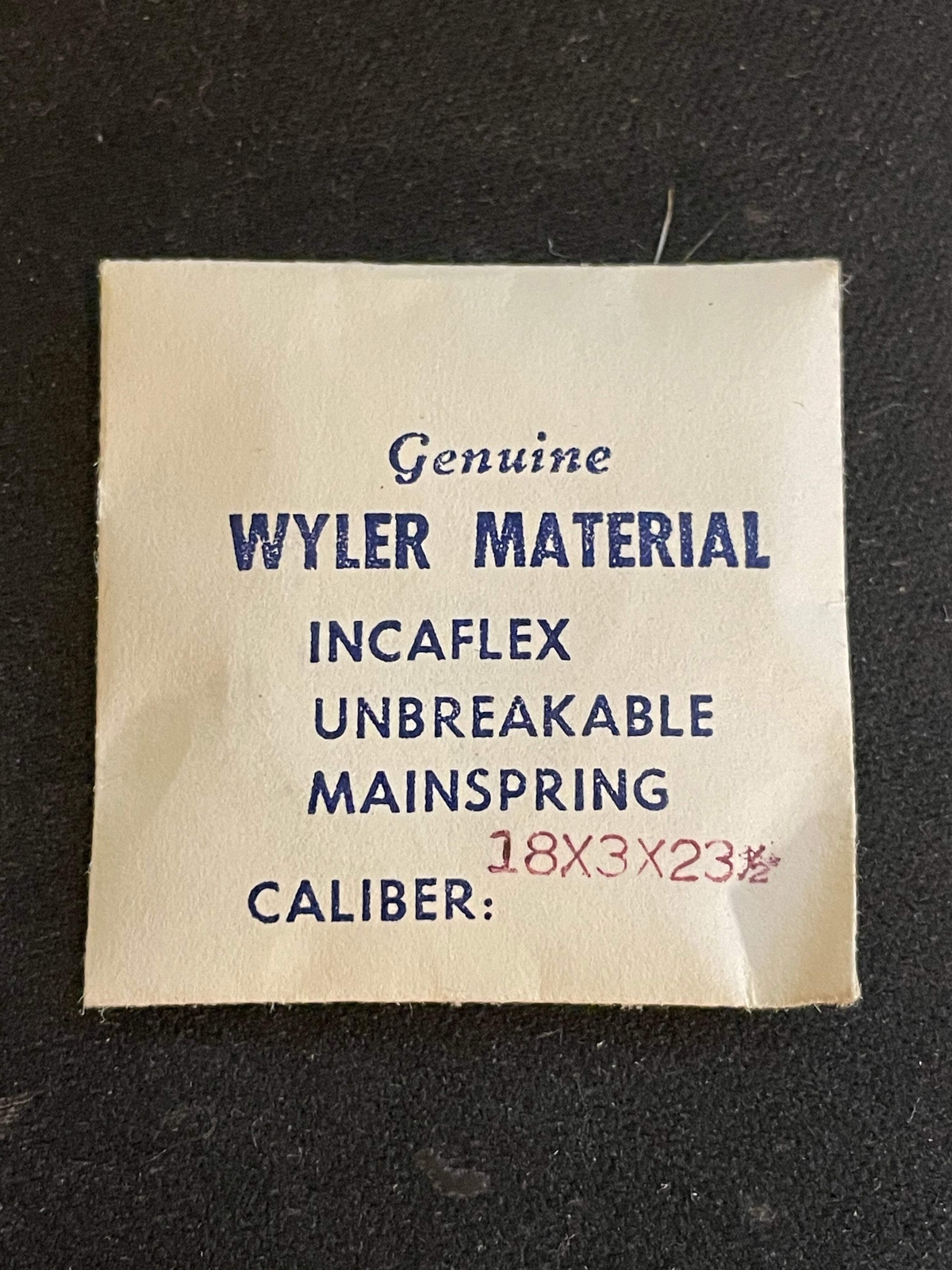 Wyler Genuine Mainspring for Buren caliber 690, 691, Elgin Grade 677 – Alloy