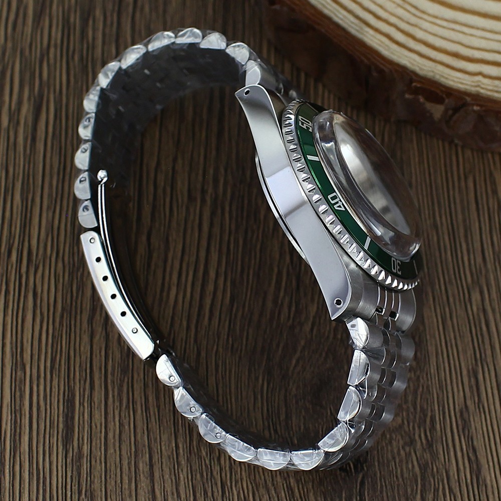 Modify SUB Mod 38mm Watch Case Strap Domed Acrylic Glass For Seiko NH35 36 NH38