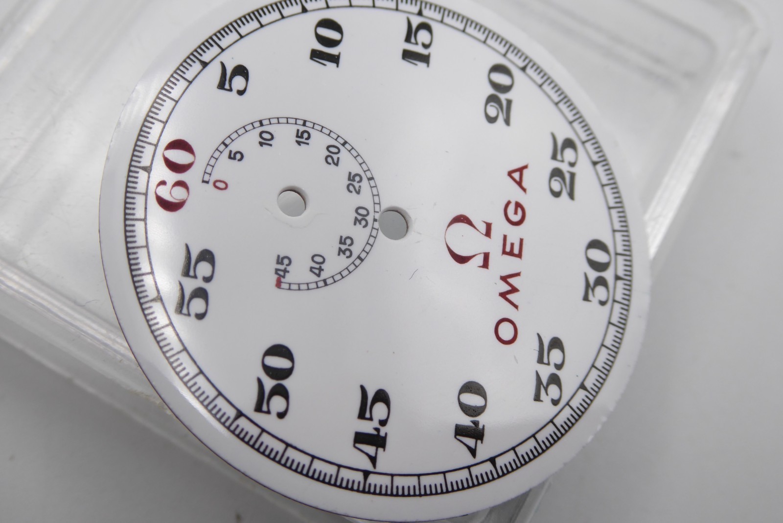 Omega stopwatch vintage dial 43.67mm