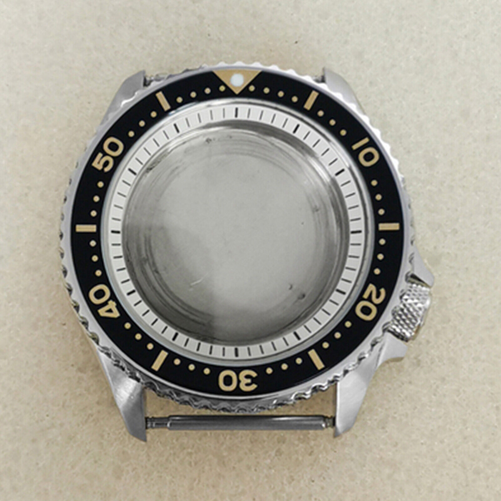 42MM Aluminum Bezel Sapphire Watch Case for NH35/NH36/4R36 SKX007 Watch Movement