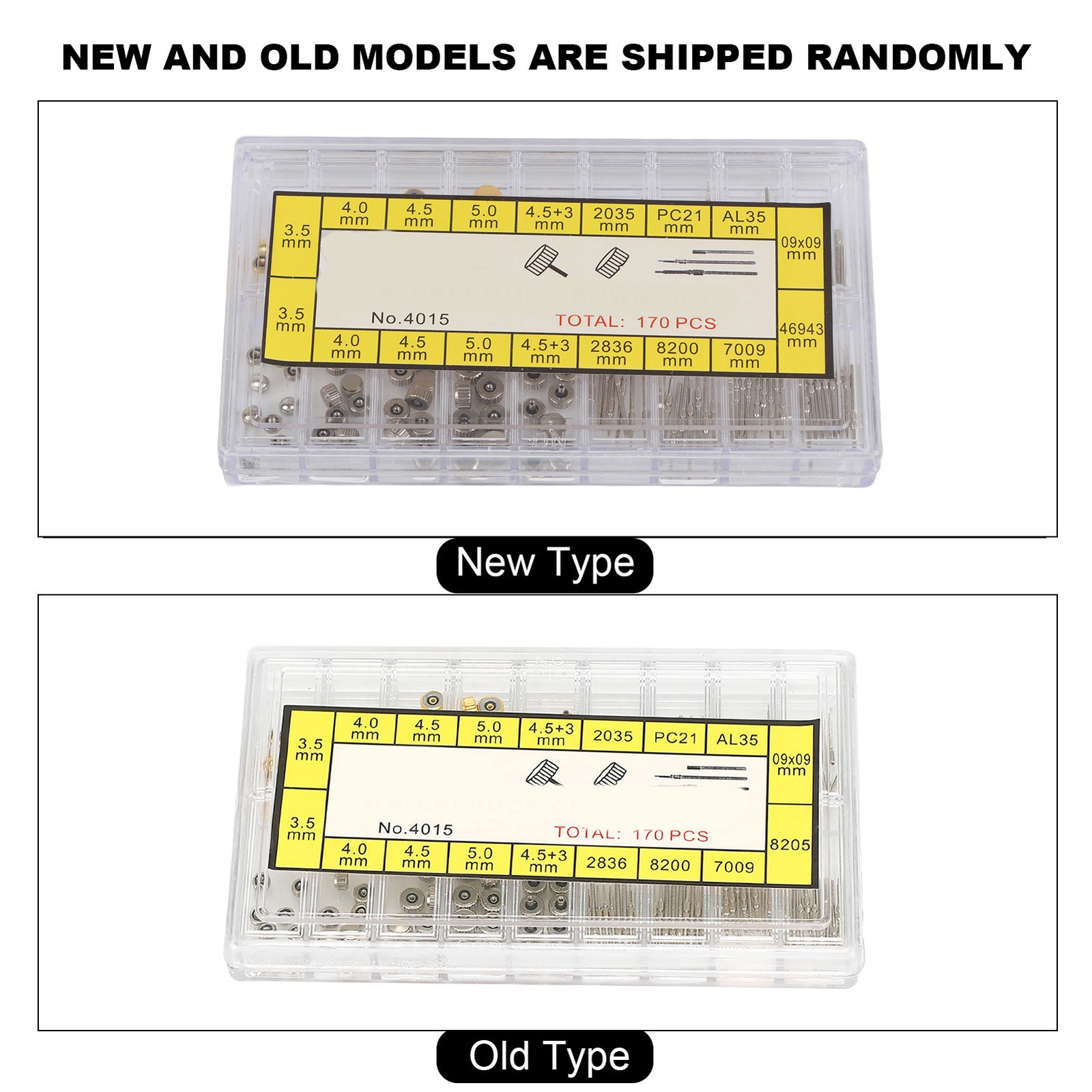 Watch Stem Extender + Crowns Accessory Repairing Replacement Tool Kit With B NEW