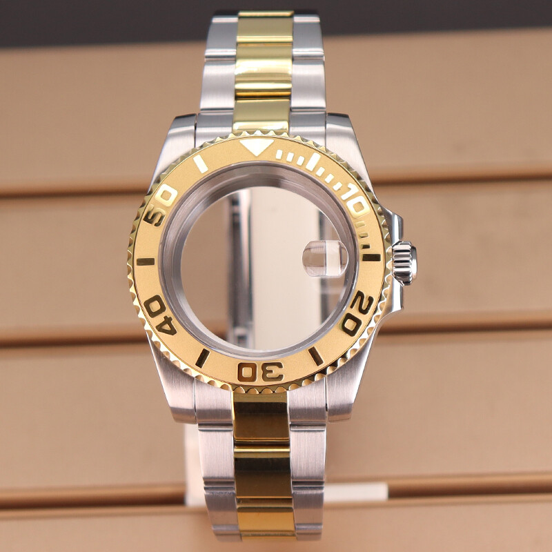 40mm Luxury men Watch Case Strap For Seiko Nh35 36/2824/8215 Movement 28.5mmDial