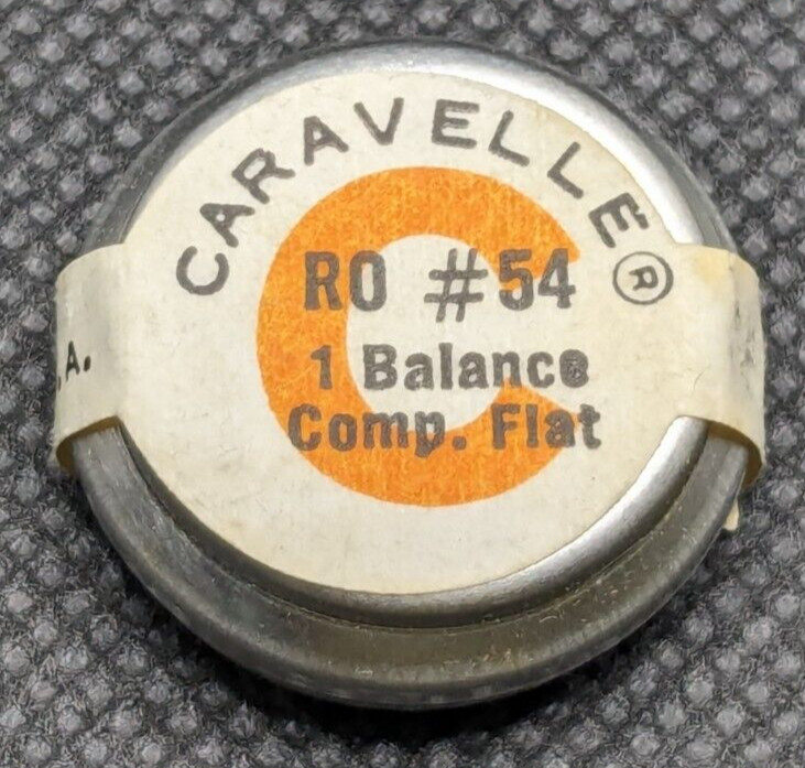 NOS Bulova Caravelle RO Watch Movement Balance – Complete Flat Part# 54