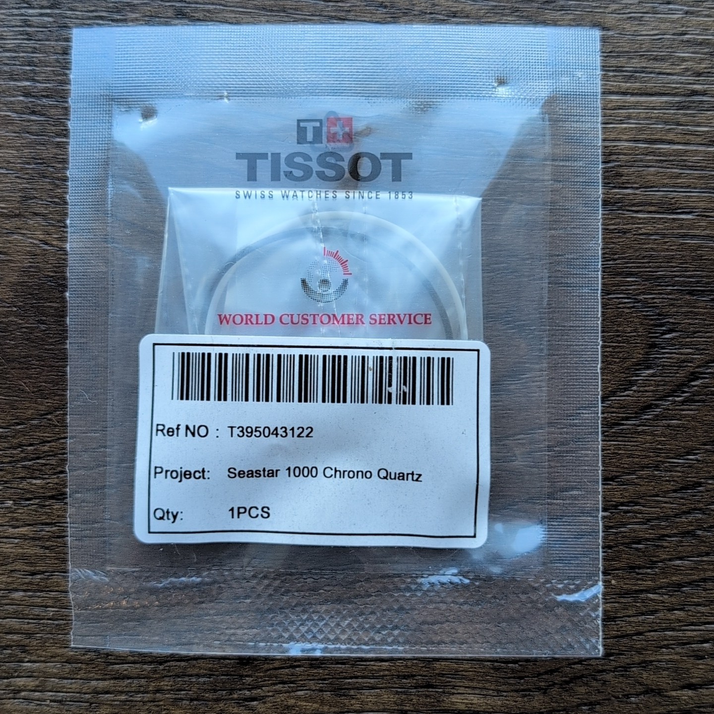 Tissot Seastar 1000 Chrono Quartz Original Pushers and Crown Parts (AD44)