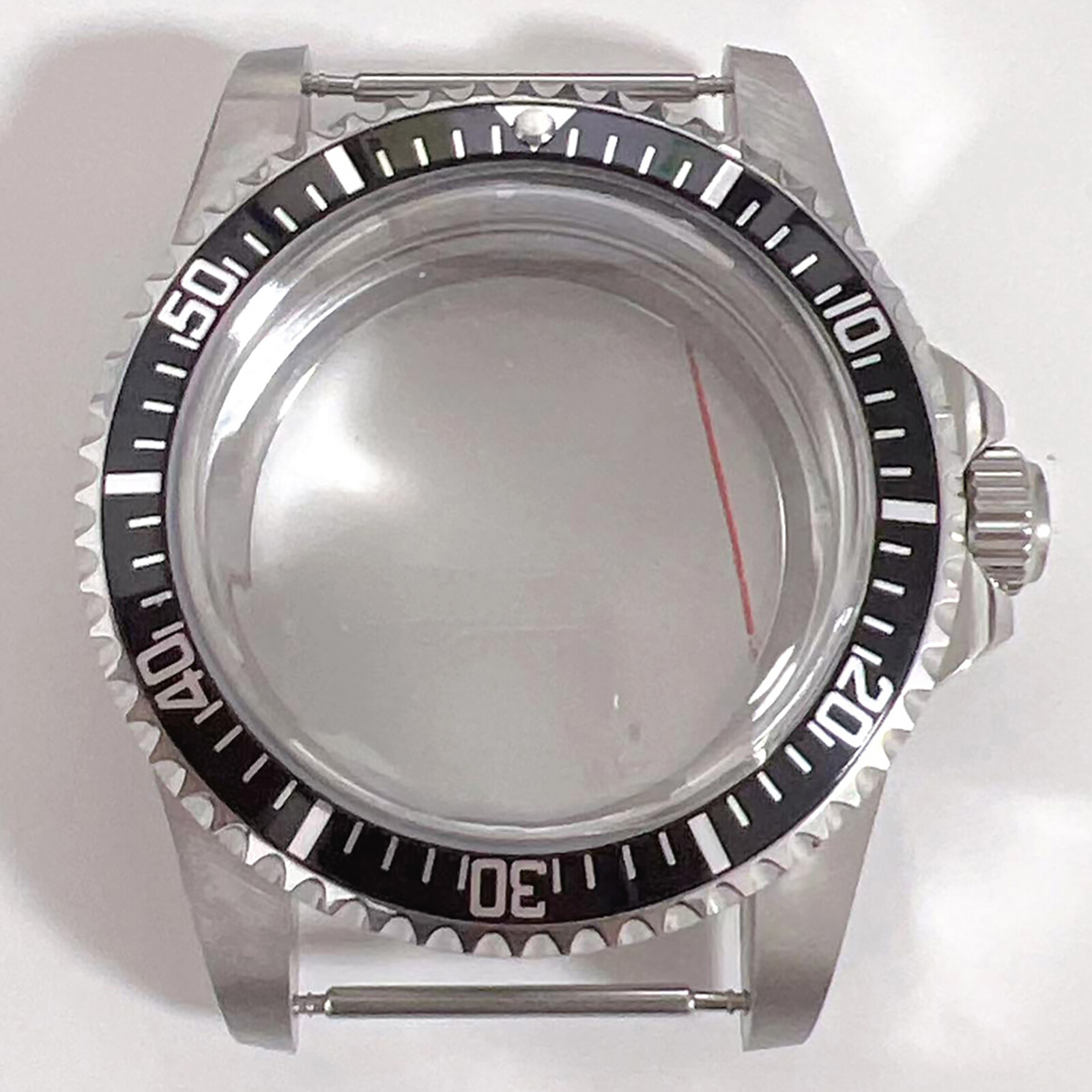 39.5MM Retro Watch Case Steel Acrylic Glass Case for NH35 NH36 Watch Movement