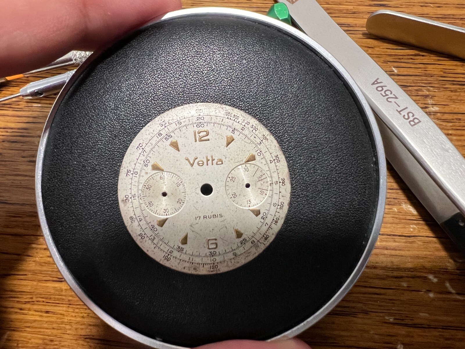Vetta 223 274-128 A Chronograph Dial And Case – Swiss – 17 Rubis