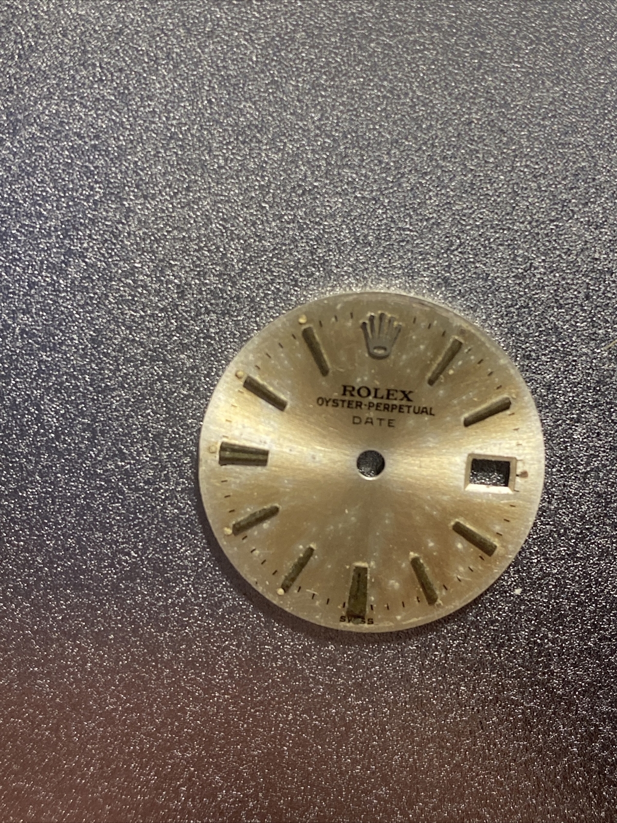 Rolex PUMPKIN Tropical Dial Lady Date 6917 6517 6916 6516 Refinished HAS SPOTS