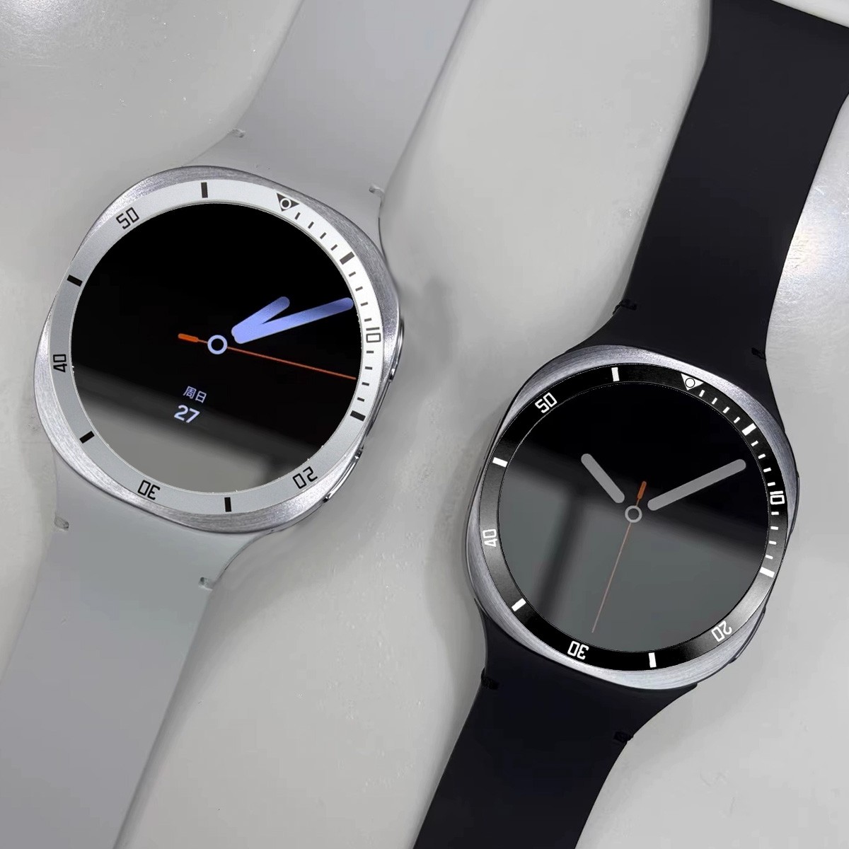 Steel Bezel Rings For Samsung Galaxy Watch 8 40mm 44mm Anti Scratch Metal Cover