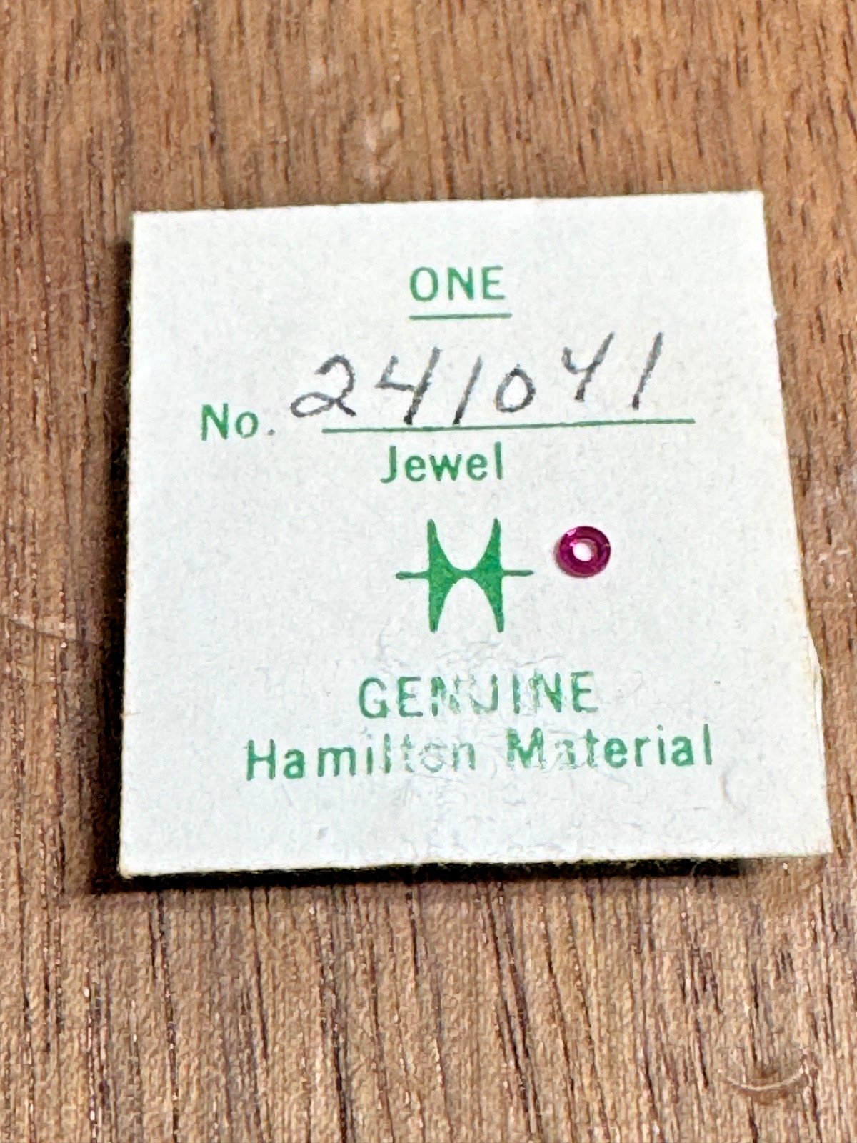Hamilton 992B 950B Pocket Watch Center Jewel lower 241041 NOS