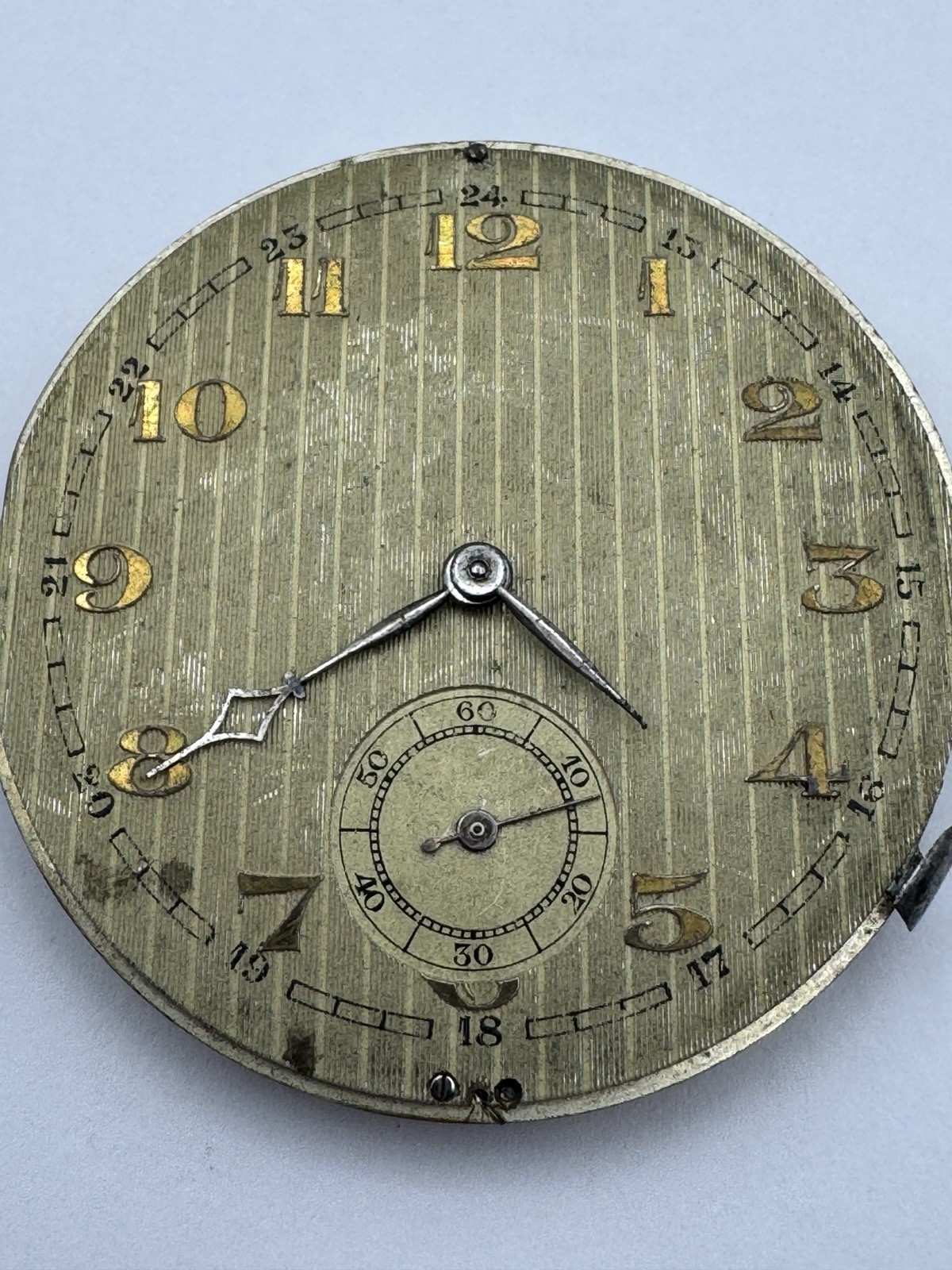 Pair Of High Grade Pocket Watch Movement For Parts Or Repair