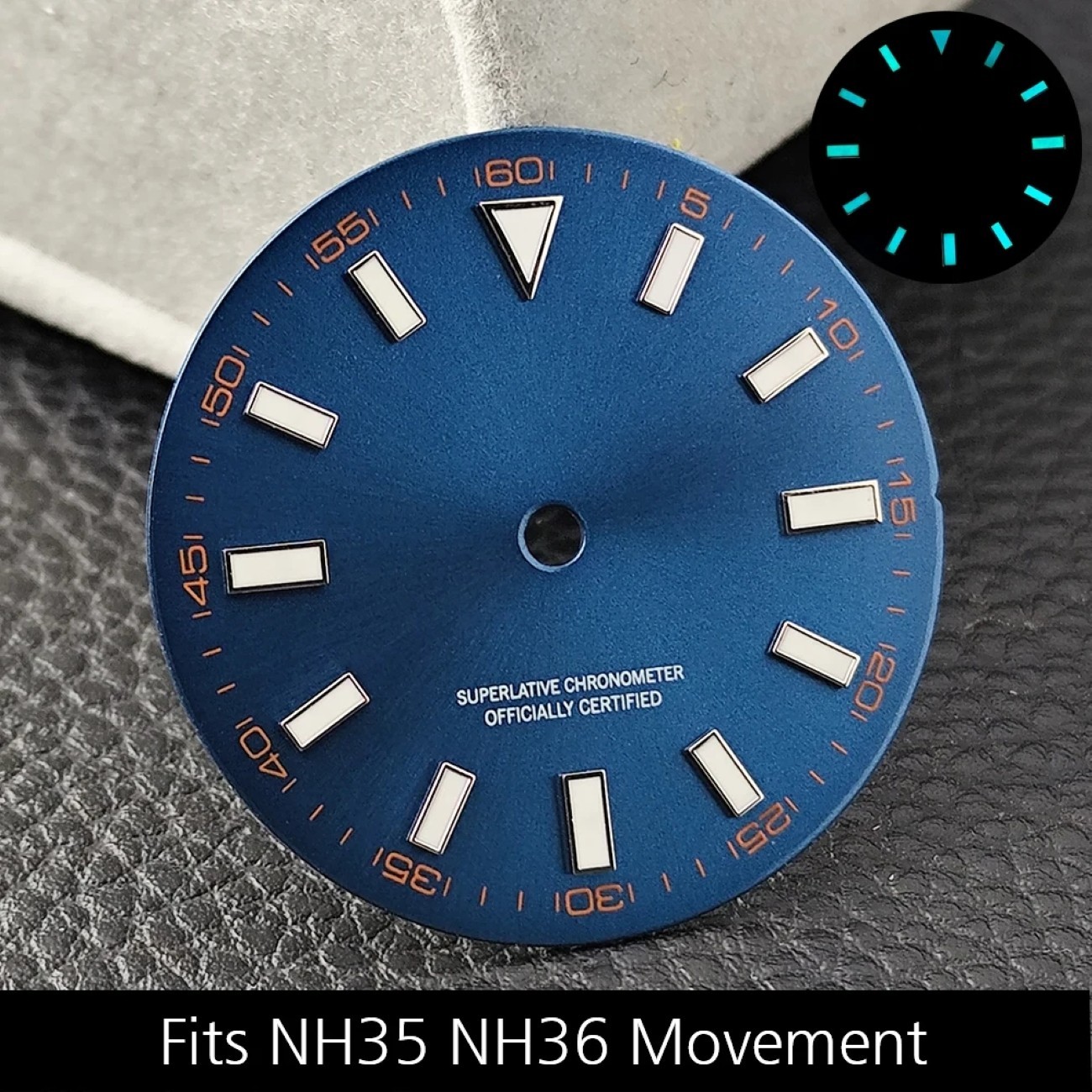28.5mm Watch Dial Hands For NH35 NH36 M8215/E2824 Movement Watch Repair Parts