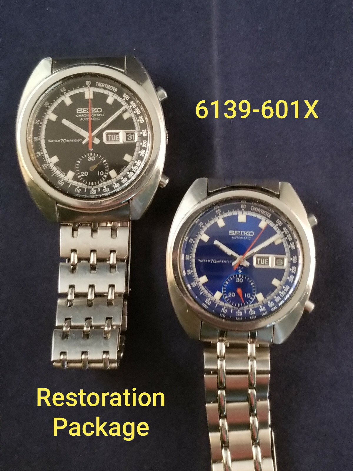 6139-601X Restoration Package for your Seiko Chrongraph