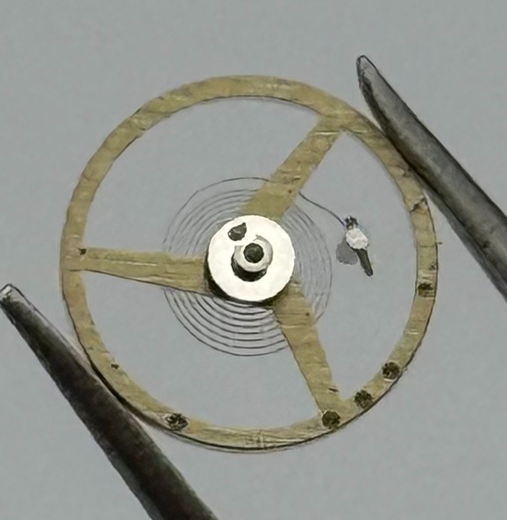 Felsa 4062 Balance Wheel Complete And Spring Renata 1484 M Watch Movement Parts