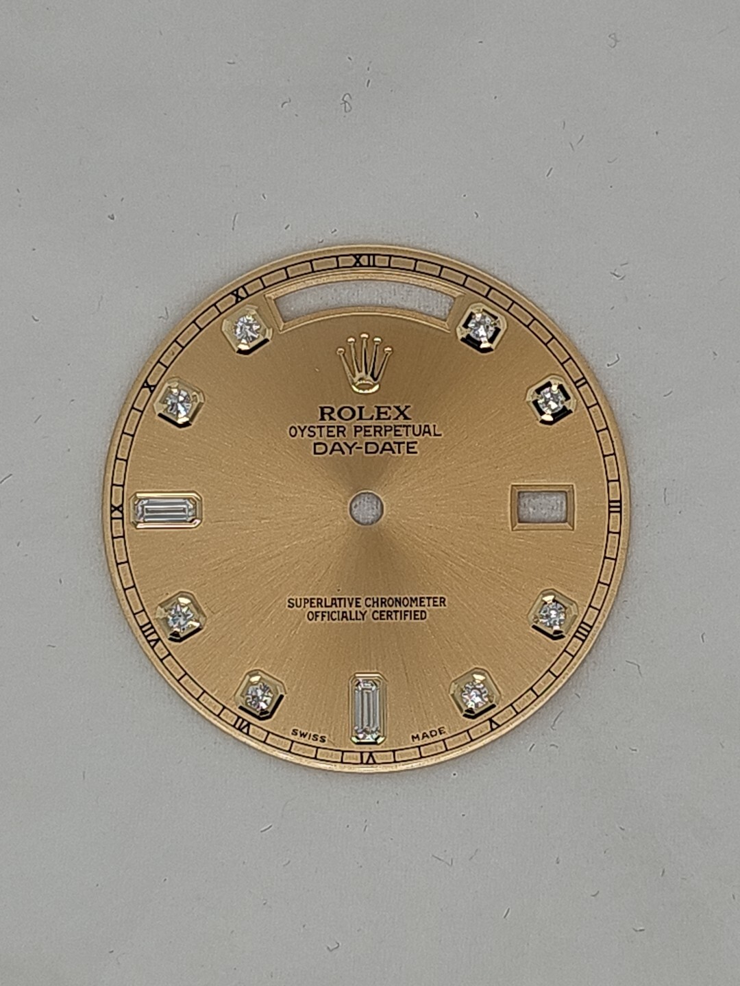 Rolex Day-Date 41mm Champagne Color Dial With 8+2 Diamonds