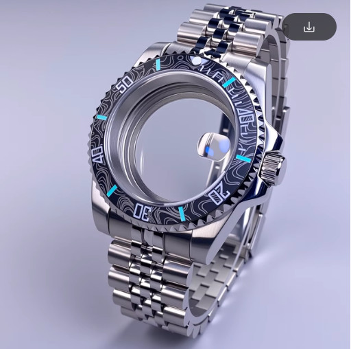 40mm NH35 Watch Case Sapphire Crystal 120 Click Bezel Fits NH34 NH35 NH36